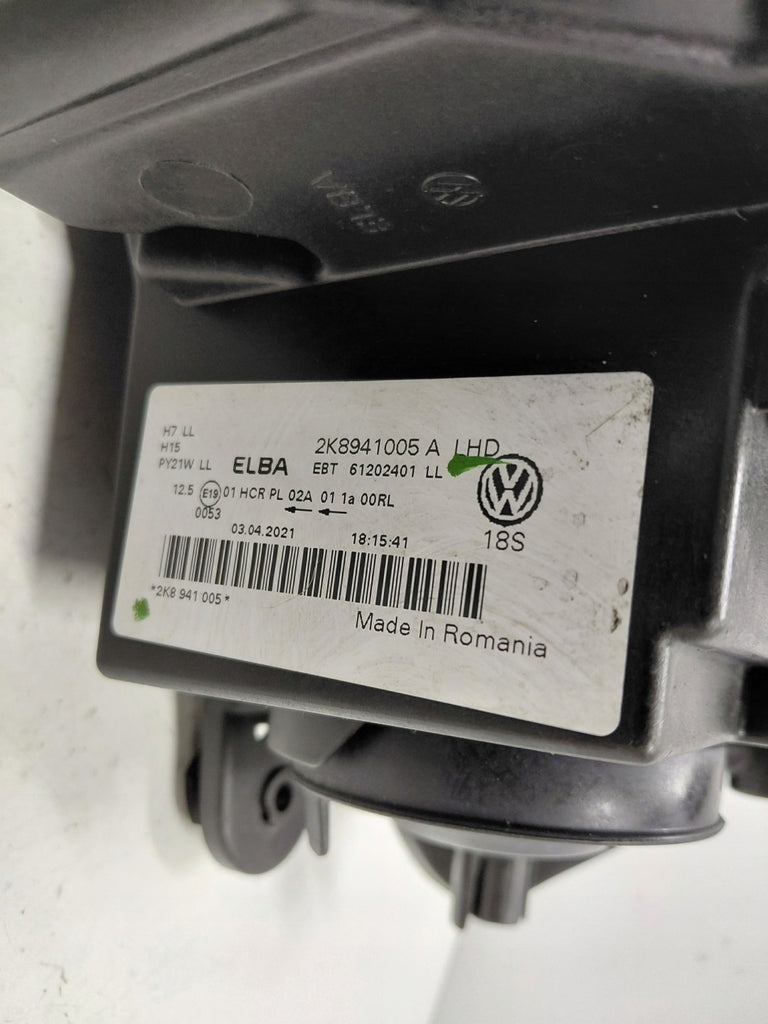 Frontscheinwerfer VW Caddy 2K8941005A Links Scheinwerfer Headlight SCH2872244090ei