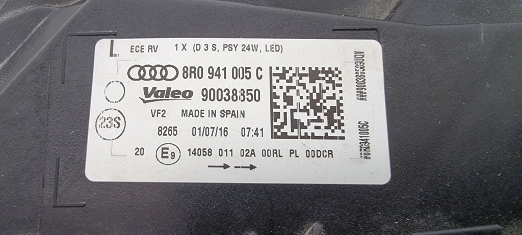 Frontscheinwerfer Audi Q5 8R0941005C Xenon Links Scheinwerfer Headlight SCH4633069304zi