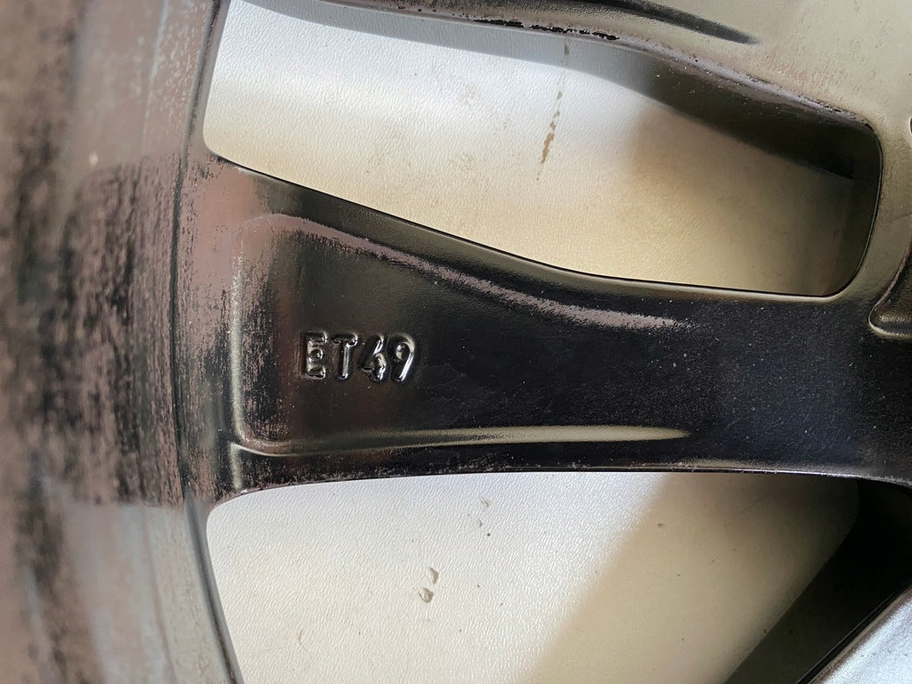 1x Alufelge 18 Zoll 7.5" 5x112 49ET Glanz Schwarz A1774012700 Mercedes-Benz W177 FEL3768773614uo