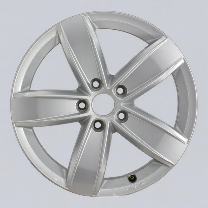 1x Alufelge 17 Zoll 6.5" 5x112 38ET Glanz Silber 5NA071497 Vw Rim Wheel