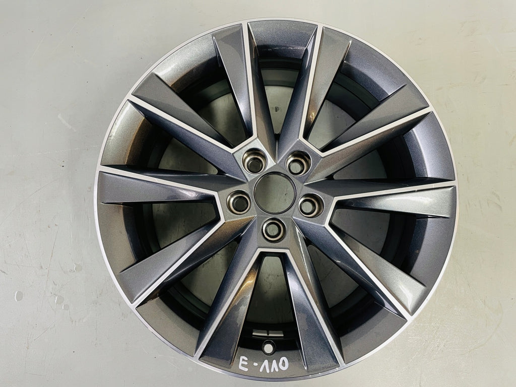 1x Alufelge 17 Zoll 7.0" 5x100 46ET Glanz Schwarz 5JJ601025A Skoda Rapid FEL5909816665zw