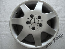 Load image into Gallery viewer, 1x Alufelge 16 Zoll 5.5&quot; 5x112 42ET Glanz Silber A4144010302 Mercedes-Benz 414