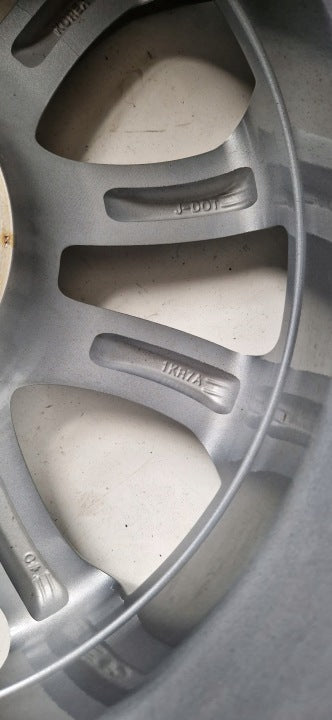 1x Alufelge 17 Zoll 7.0" 5x114.3 47ET Glanz Grau 1KR7A Nissan I 1 Rim Wheel FEL3851107571kl
