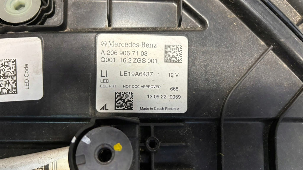 Frontscheinwerfer Mercedes-Benz W206 LE19A6437 LED Links Scheinwerfer Headlight SCH3642049889oz