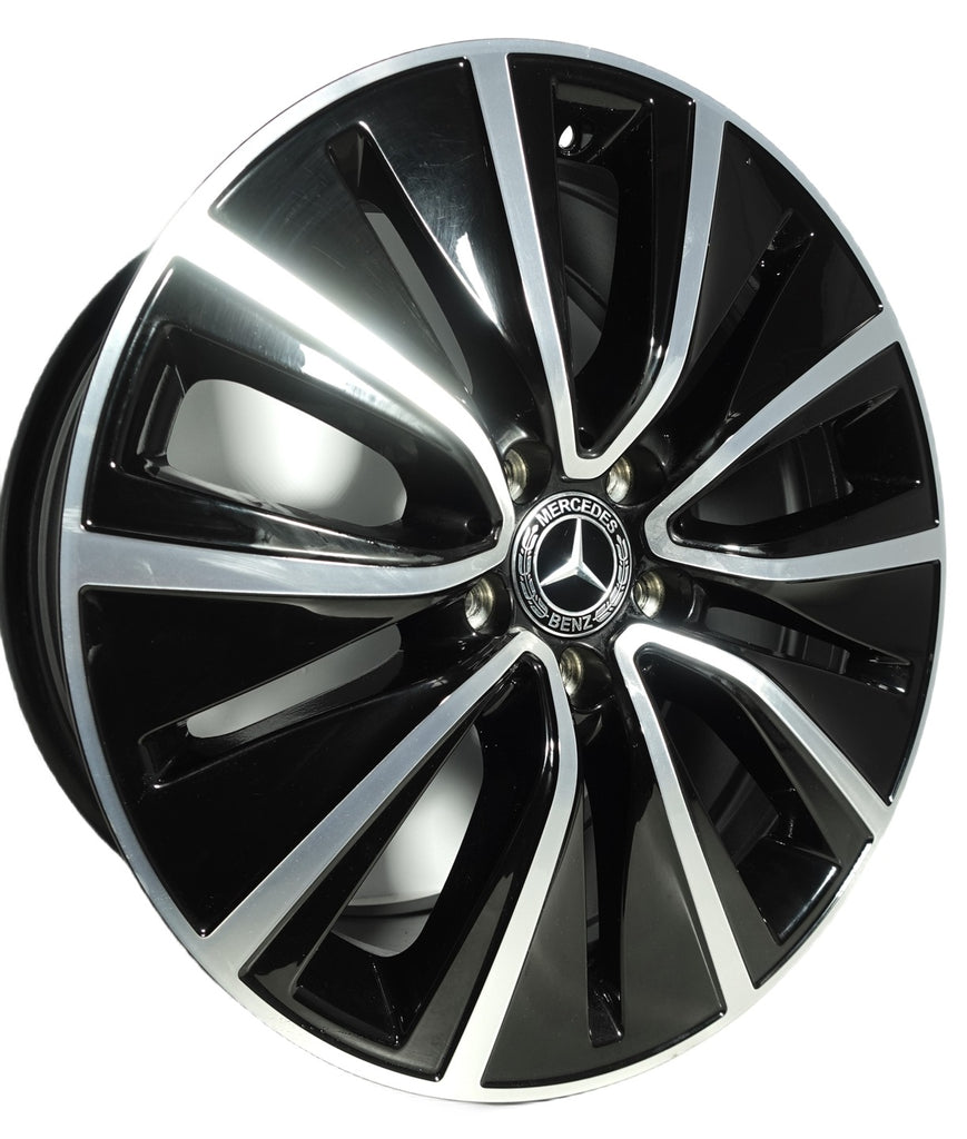 4x Alufelge 18 Zoll 8.0" 5x112 33ET Glanz Schwarz A2574010700 Mercedes-Benz