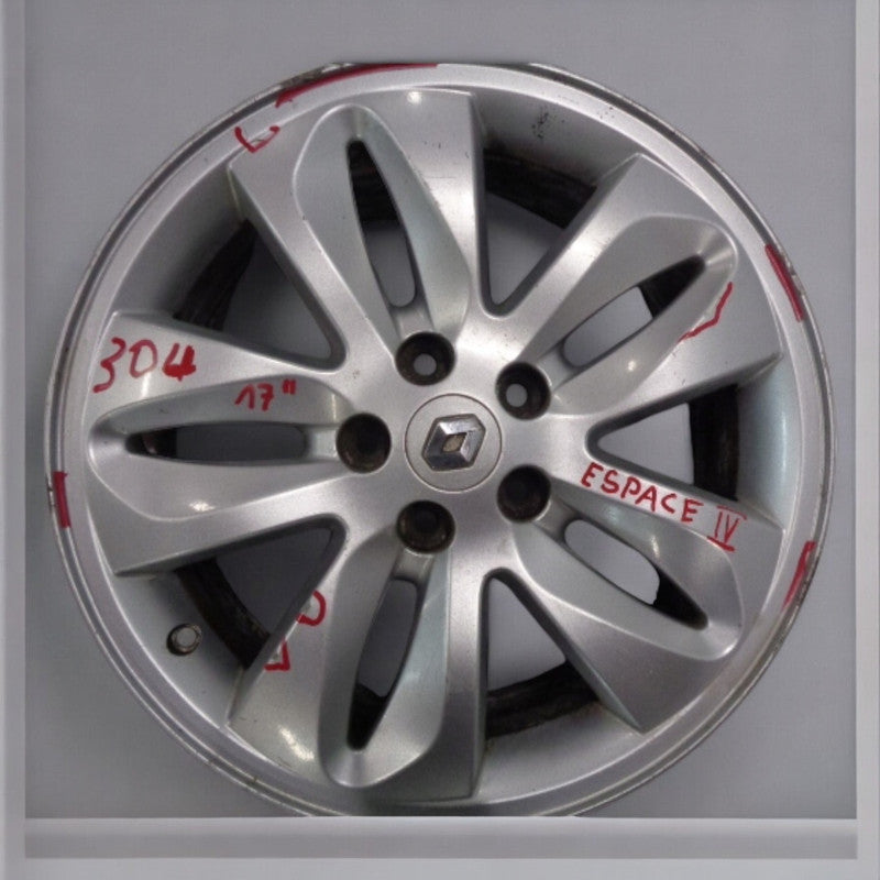 1x Alufelge 17 Zoll 7.0" 5x108 Renault Espace Iv Rim Wheel