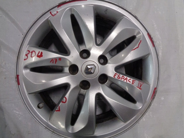 1x Alufelge 17 Zoll 7.0" 5x108 Renault Espace Iv Rim Wheel