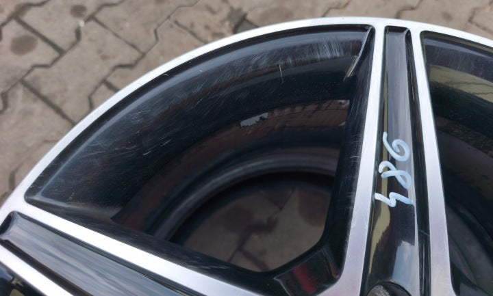 1x Alufelge 18 Zoll 8.5" 5x112 49ET Matt Schwarz A2054011200 Mercedes-Benz W205 FEL4725775356sr