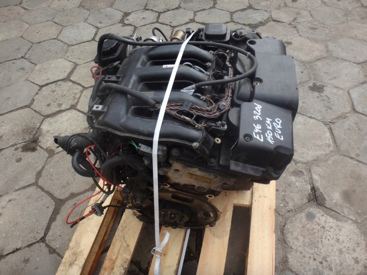 Motor BMW E46 M47 150PS 220TKm 2001 Diesel Engine Unkomplett MOT7454131127am