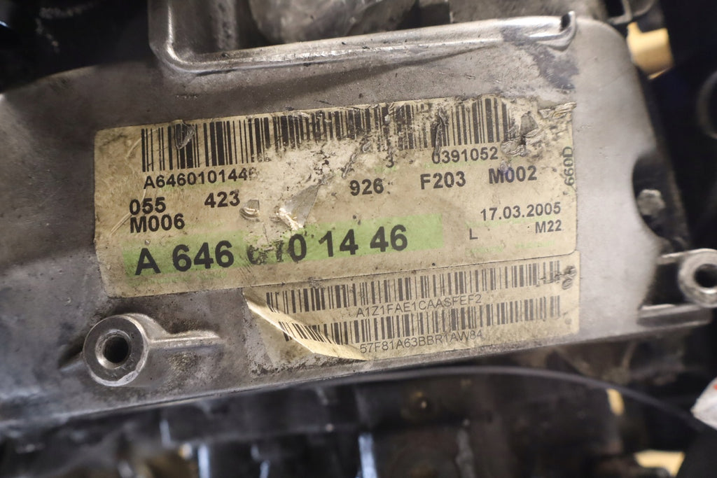 Motor Mercedes-Benz W203 646962 2.2 CDI 122PS 90kW 2005 Diesel Engine Unkomplett