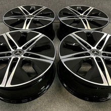 Laden Sie das Bild in den Galerie-Viewer, 4x Alufelge 18 Zoll 7.5" 5x112 49ET Glanz Schwarz A1774010500 Mercedes-Benz W177 FEL5716891645zw