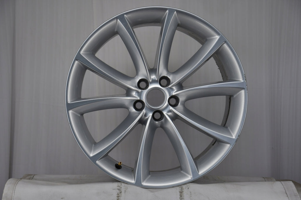 1x Alufelge 19 Zoll 9.5" 5x108 27ET Glanz Silber EX531007DA Jaguar F Type F-Type FEL6220619681qq