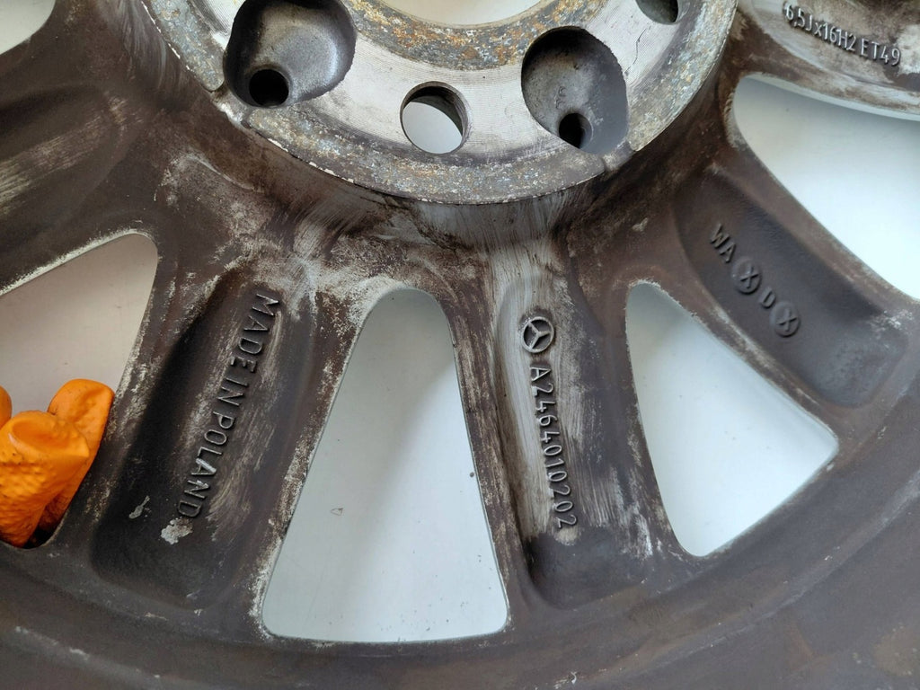 1x Alufelge 16 Zoll A2464010202 Mercedes-Benz W246 W242 Rim Wheel FEL8574211984le