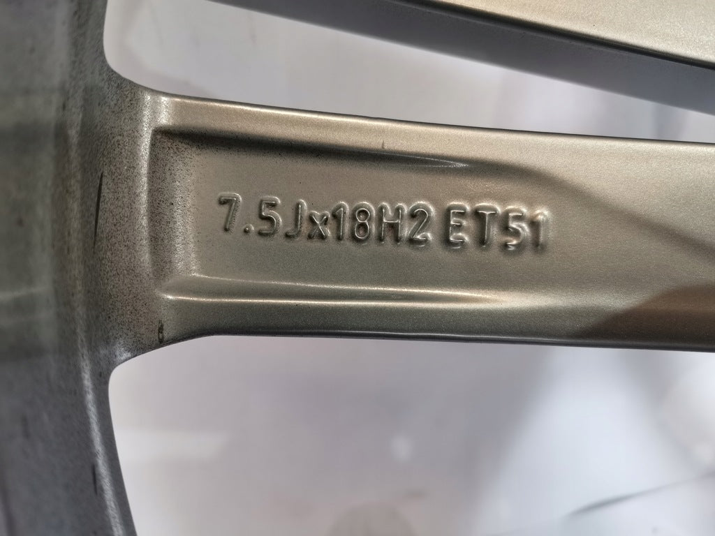 1x Alufelge 18 Zoll 7.5" 5x112 51ET 5G0601025DC VW Golf Vii Rim Wheel FEL2024631229fm
