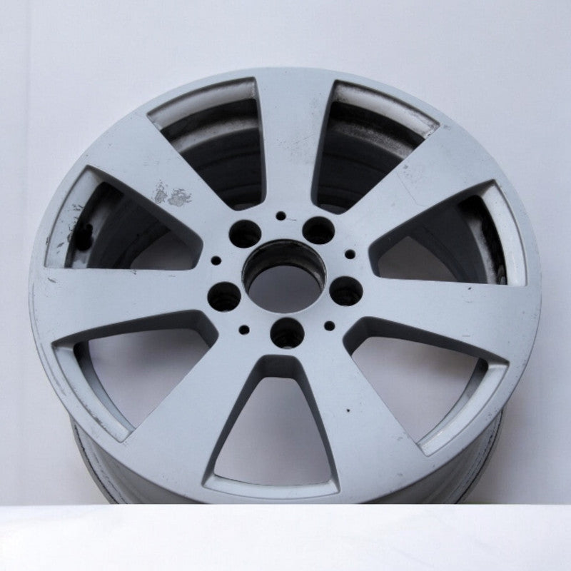 1x Alufelge 16 Zoll 7.0" 5x112 43ET Glanz Silber A2044011102 Mercedes-Benz