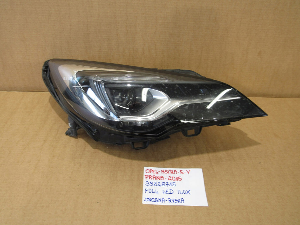 Frontscheinwerfer Opel Astra K 39228715 Full LED Rechts Scheinwerfer Headlight SCH6766275337hu