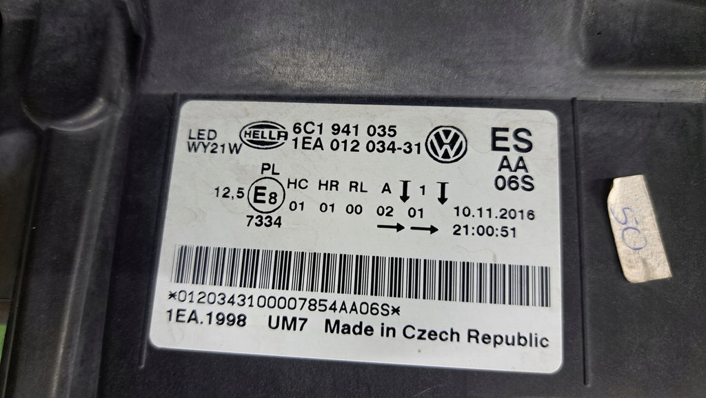 Frontscheinwerfer VW Polo 6c1 6C1941035 Full LED Links Scheinwerfer Headlight