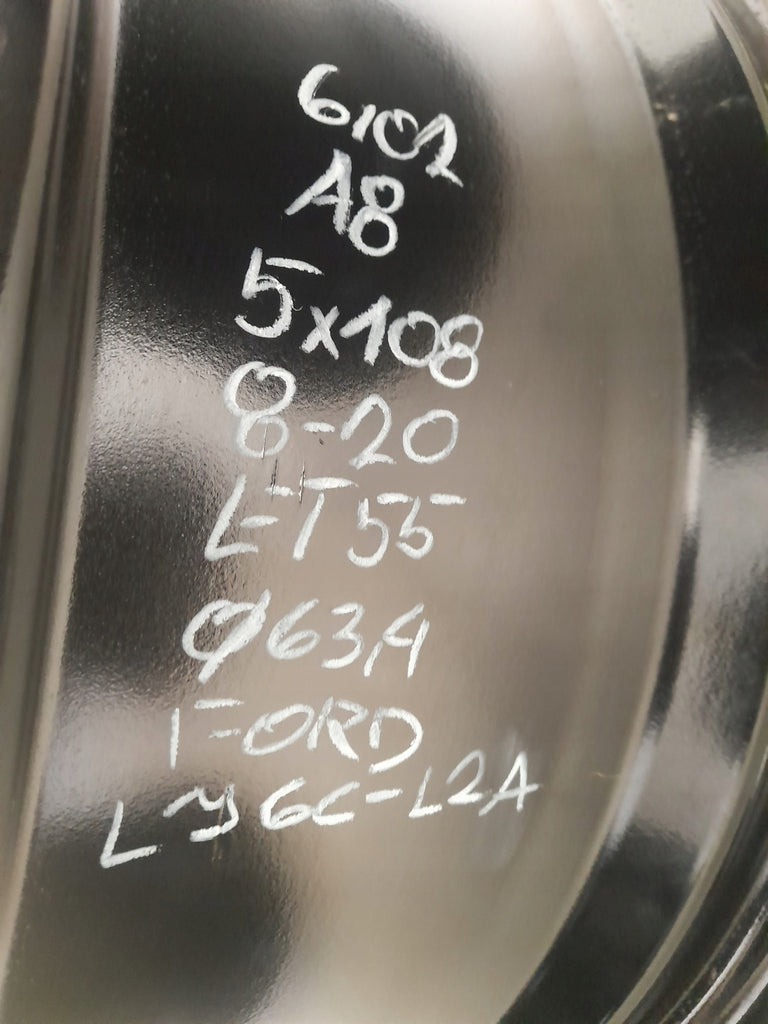1x Alufelge 20 Zoll 8.0" 5x108 55ET Glanz Schwarz LJ6C-L2A Ford I Rim Wheel FEL2400277795xp