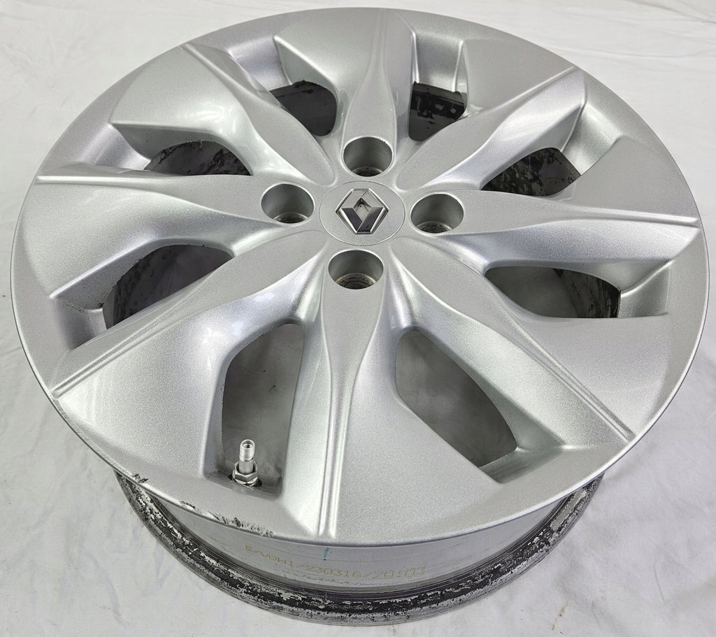 1x Alufelge 16 Zoll 6.5" 4x100 44ET Renault Clio IV III Captur Twingo Rim Wheel