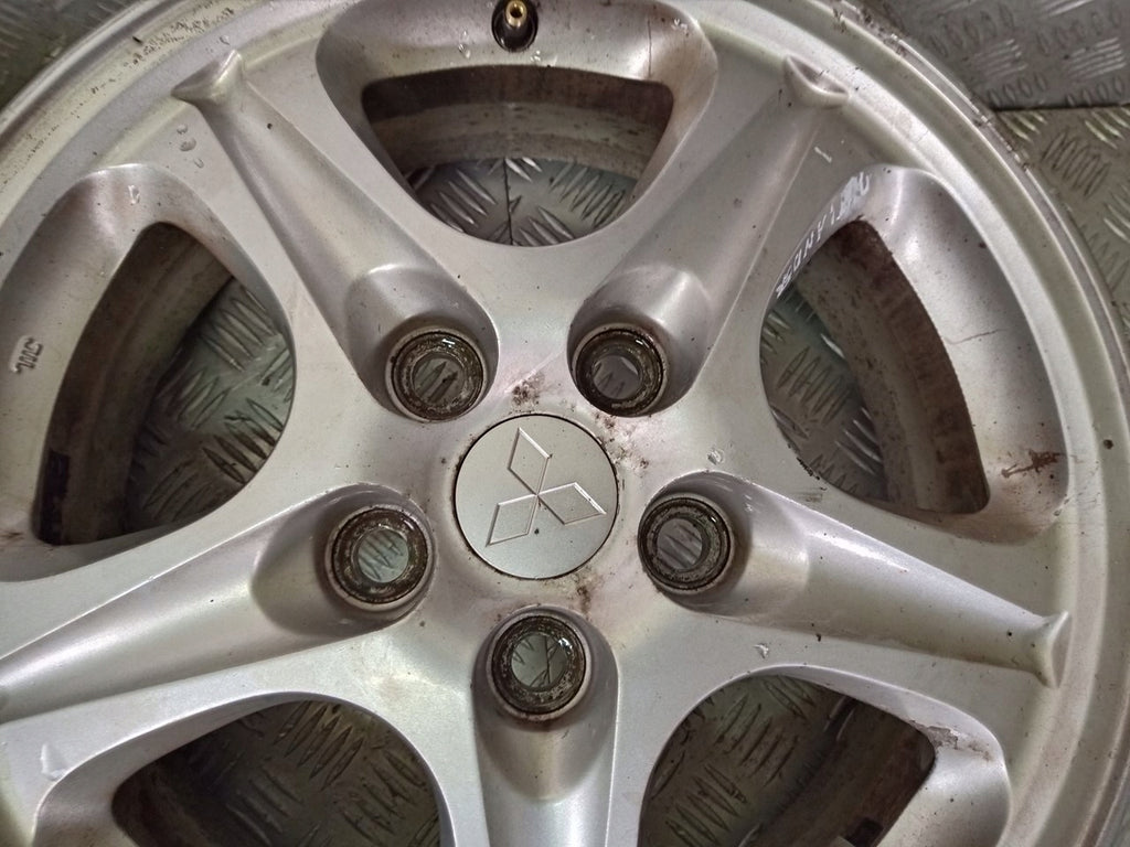 4x Alufelge 16 Zoll 6.0" 5x114.3 Mitsubishi Outlander I Rim Wheel FEL9310524872bl