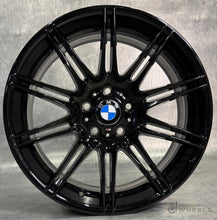 Load image into Gallery viewer, 1x Alufelge 19 Zoll 8.0" 5x120 37ET Glanz Schwarz 8037141 BMW E91 E93 E90 E92 FEL5316237261bh