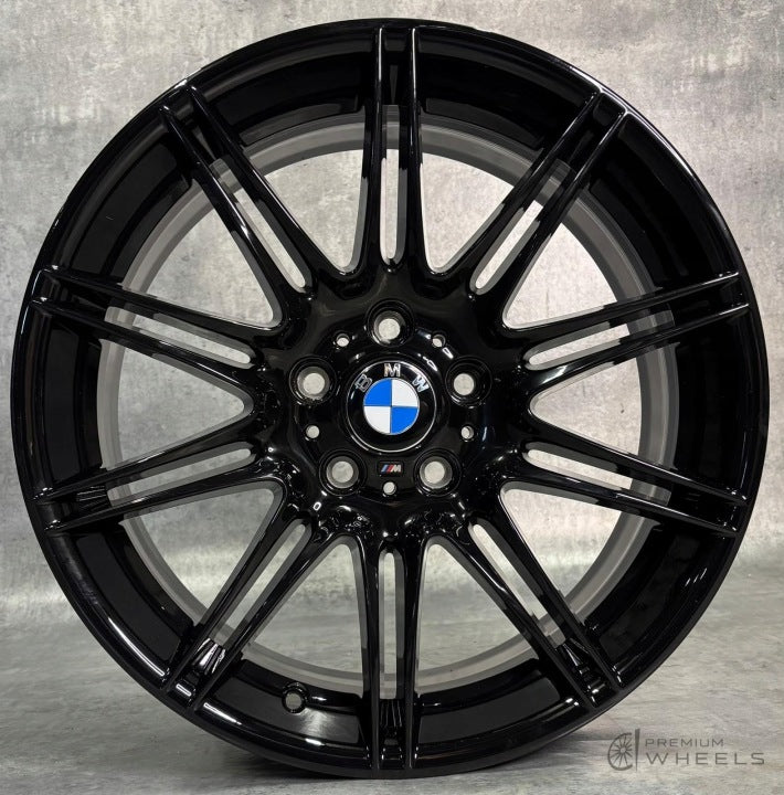 1x Alufelge 19 Zoll 8.0" 5x120 37ET Glanz Schwarz 8037141 BMW E91 E93 E90 E92 FEL5316237261bh