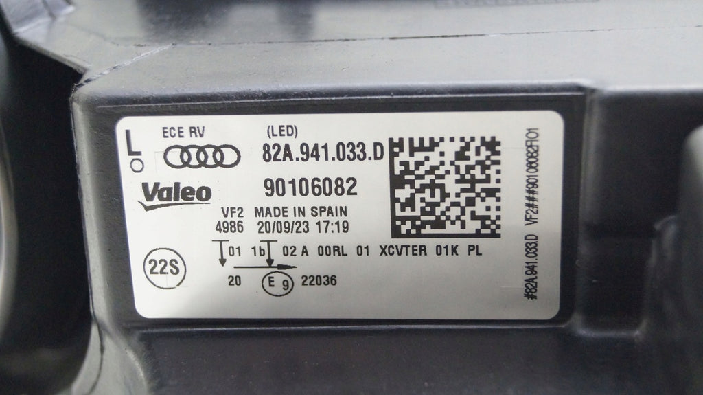 Frontscheinwerfer Audi A1 82A941033 LED Links Scheinwerfer Headlight