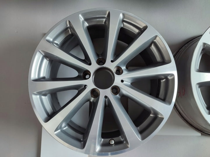 4x Alufelge 17 Zoll 7.5" 5x112 40ET Glanz Silber A2134011300 Mercedes-Benz W213 FEL6735198426yw