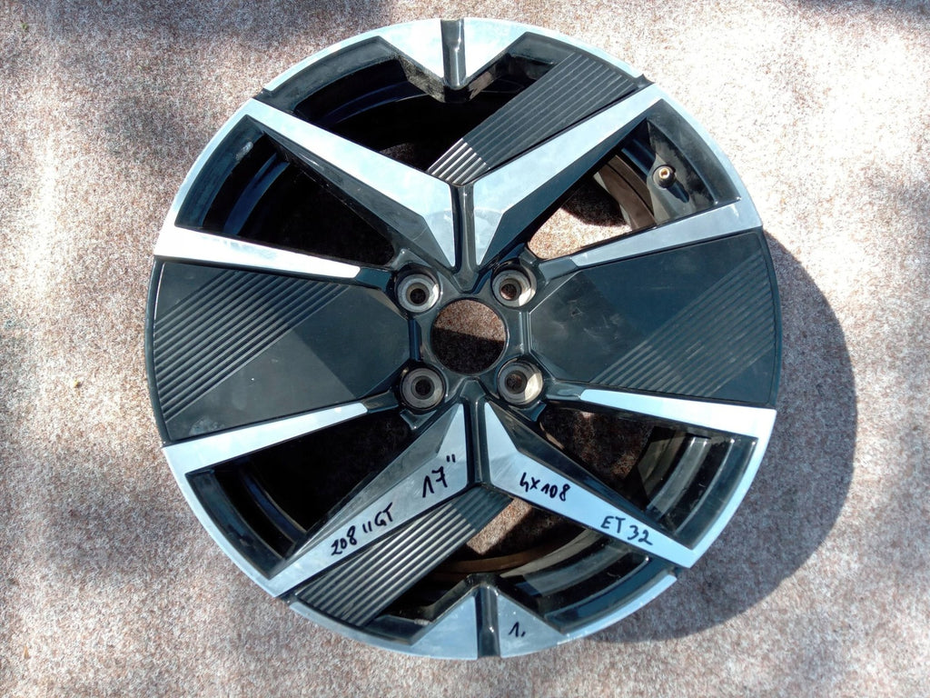 1x Alufelge 17 Zoll 4x108 9851308480 Peugeot 208 Ii Rim Wheel FEL4094305832yg