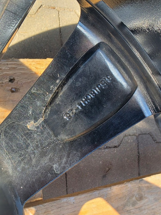 1x Alufelge 18 Zoll 6.5" 5x108 26ET Glanz Schwarz 9833485080 Citroën I Rim Wheel FEL3127322525am