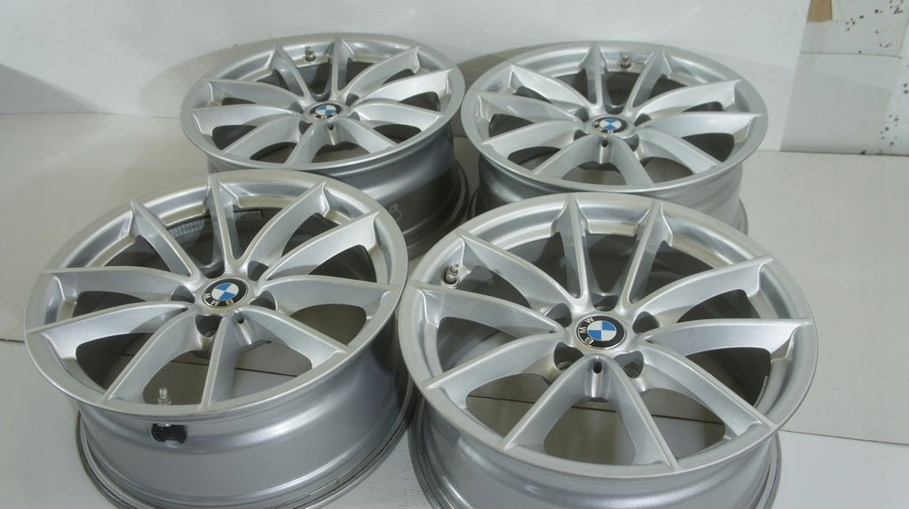 4x Alufelge 17 Zoll 7.5" 5x112 27ET Glanz Silber 6868217 BMW Rim Wheel FEL3694575018cz