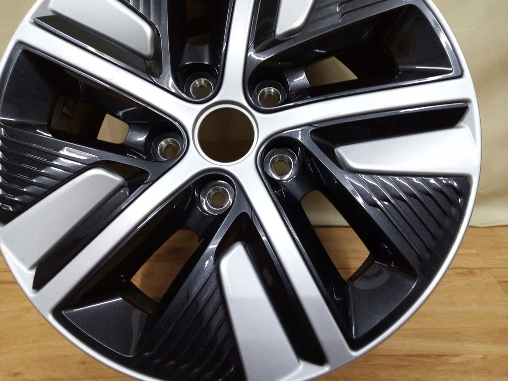 1x Alufelge 16 Zoll 6.5" 5x114.3 45ET Glanz Graphit 52910-G5500 Kia Niro Mg