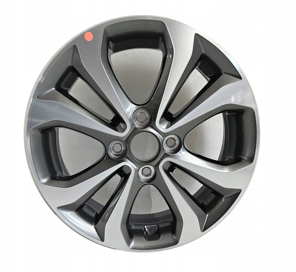1x Alufelge 15 Zoll 6.0" 4x100 53ET Schwarz 52910-B9300 Hyundai Getz Rim Wheel FEL2003232304me