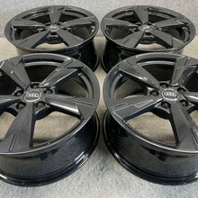 Laden Sie das Bild in den Galerie-Viewer, 4x Alufelge 18 Zoll 8.0" 5x112 39ET Glanz Schwarz 4K0601025D Audi A6 Rim Wheel FEL4039083892so