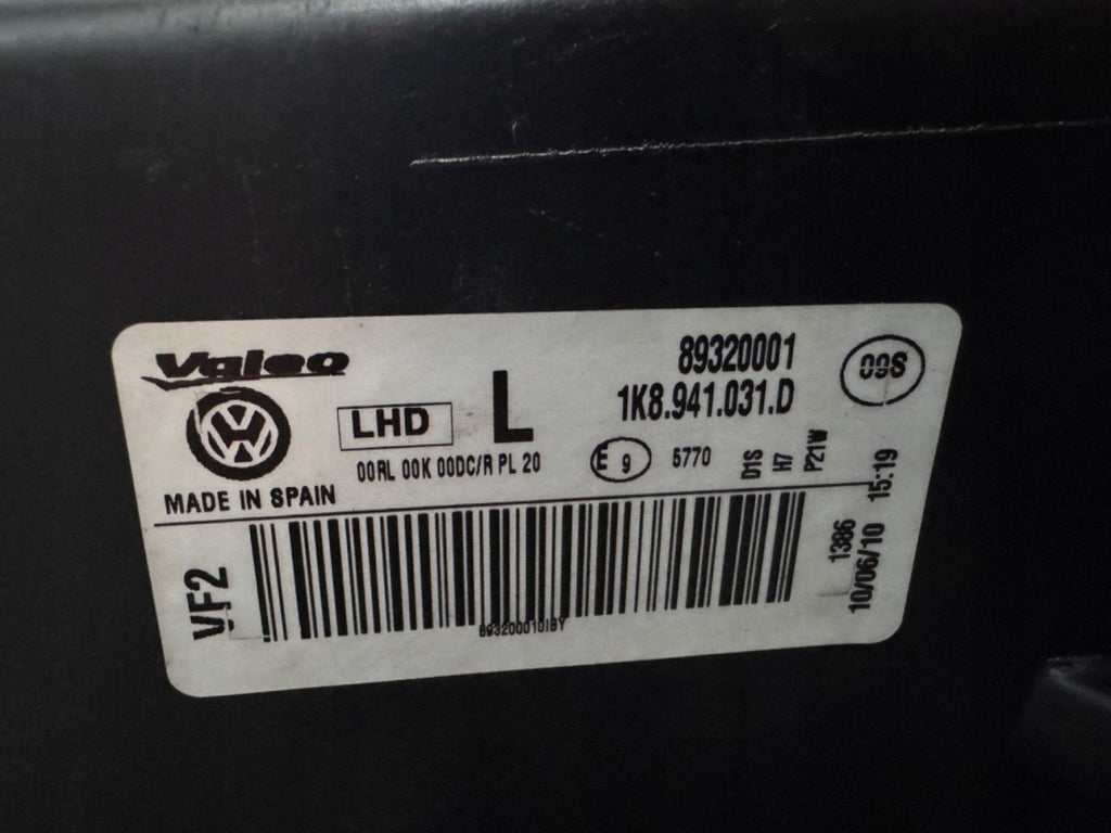 Frontscheinwerfer VW Scirocco 1K8941031 85122000 Xenon Links Headlight SCH9023920190da