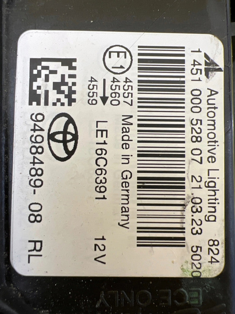 Frontscheinwerfer Toyota Supra 9498489-08 LED Links Scheinwerfer Headlight SCH8223387469vw