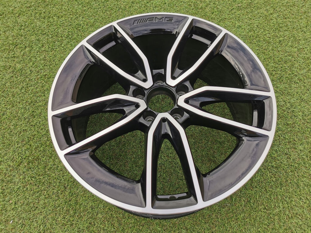 1x Alufelge 19 Zoll 8.5" 5x112 52ET Mercedes-Benz Amg Rim Wheel FEL1743088731jh