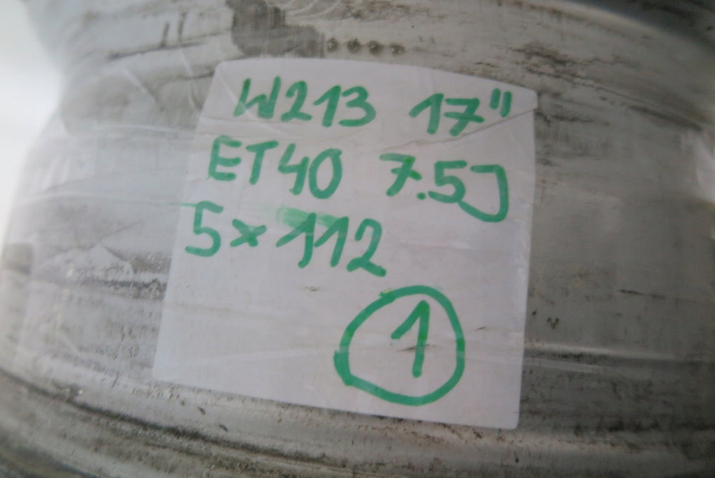 1x Alufelge 17 Zoll 7.5" 5x112 40ET A2134011200 Mercedes-Benz W213 Rim Wheel