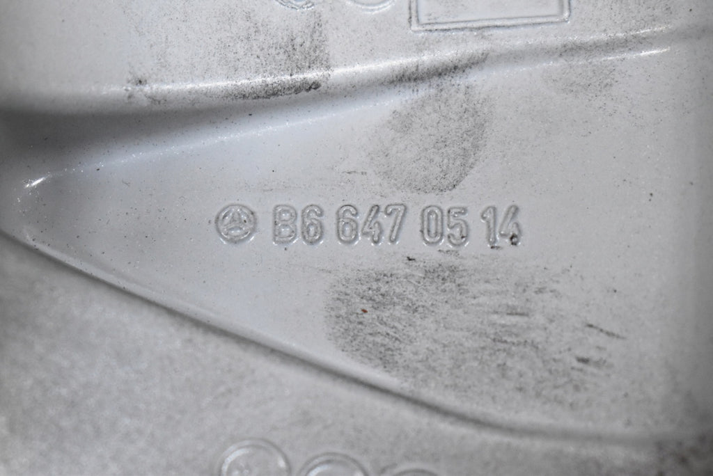 1x Alufelge 15 Zoll 5.5" 5x112 54ET Glanz Silber B66470514 Mercedes-Benz W168