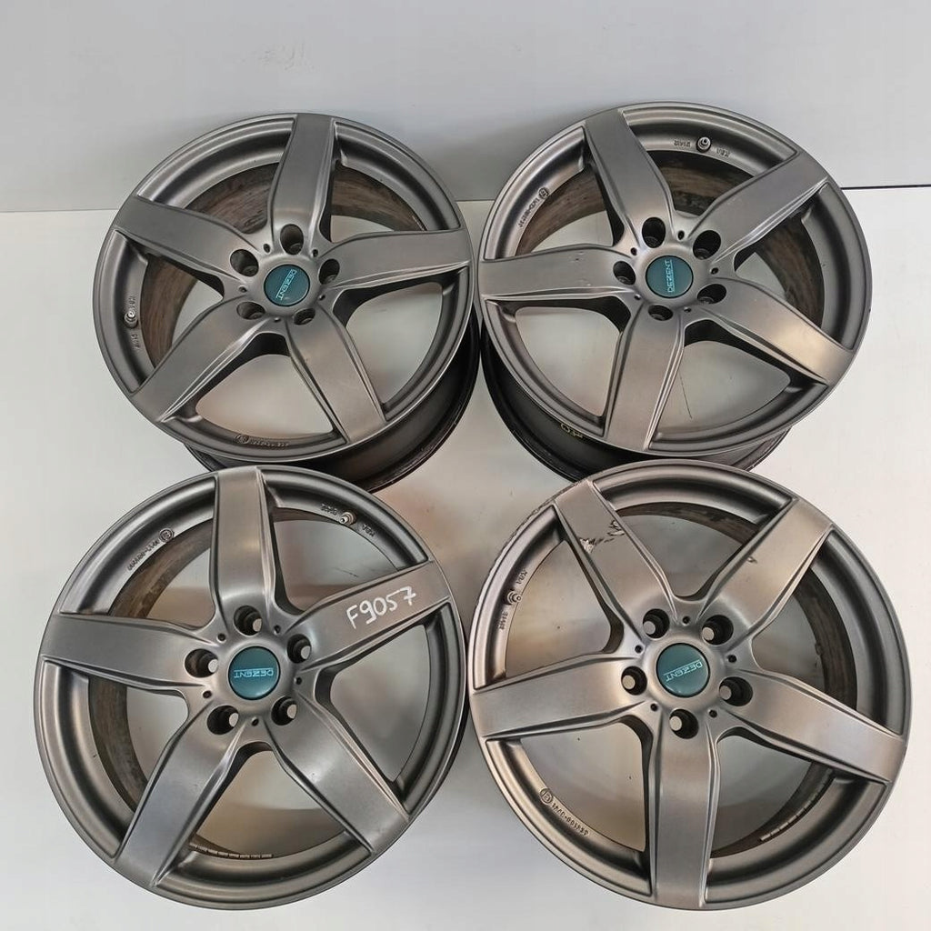 4x Alufelge 17 Zoll 7.5" 5x112 54ET Glanz Grau BMW 2 F45 1 F40 F46 Rim Wheel FEL5525954222fk