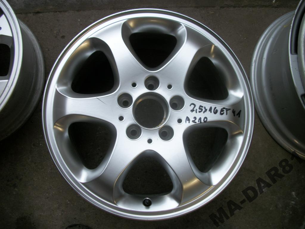 1x Alufelge 16 Zoll 7.5" 5x112 41ET Mercedes-Benz Rim Wheel