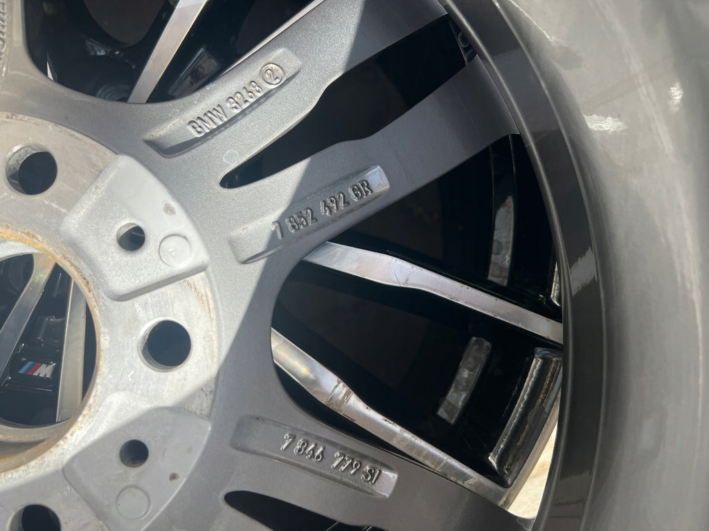 1x Alufelge 18 Zoll 8.5" 5x112 47ET Glanz Graphit 7852492 BMW 3 F30 F31