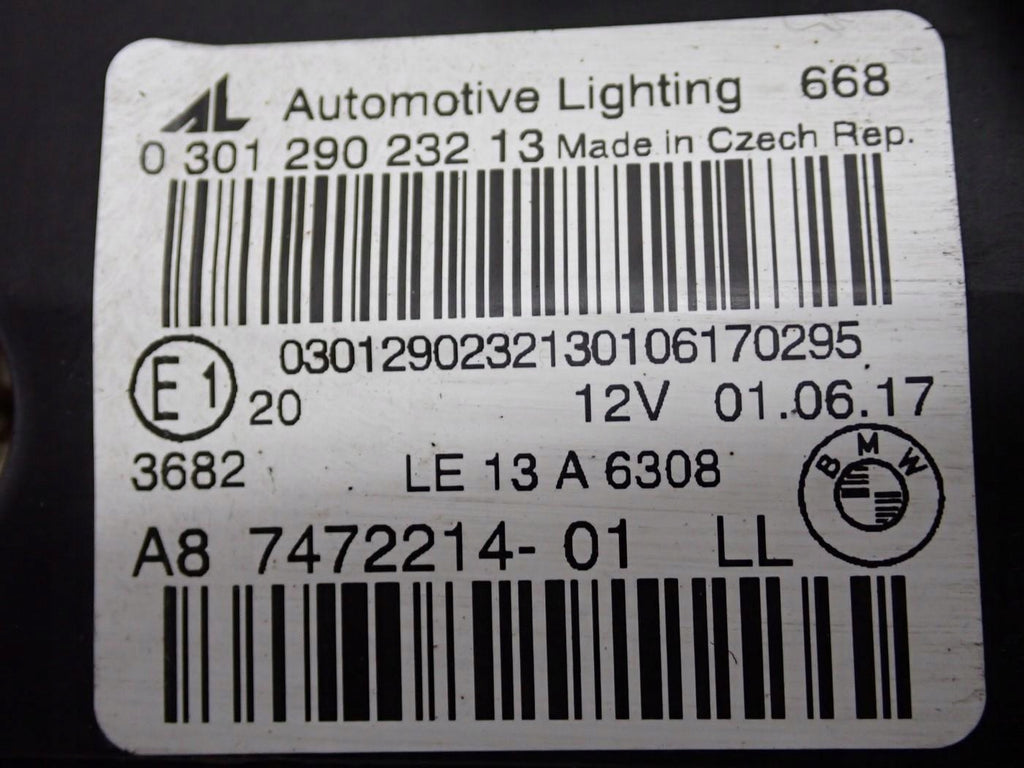 Frontscheinwerfer BMW 2 Active Tourer F45 Gran F46 7472214-01 LED Rechts SCH9608323420my