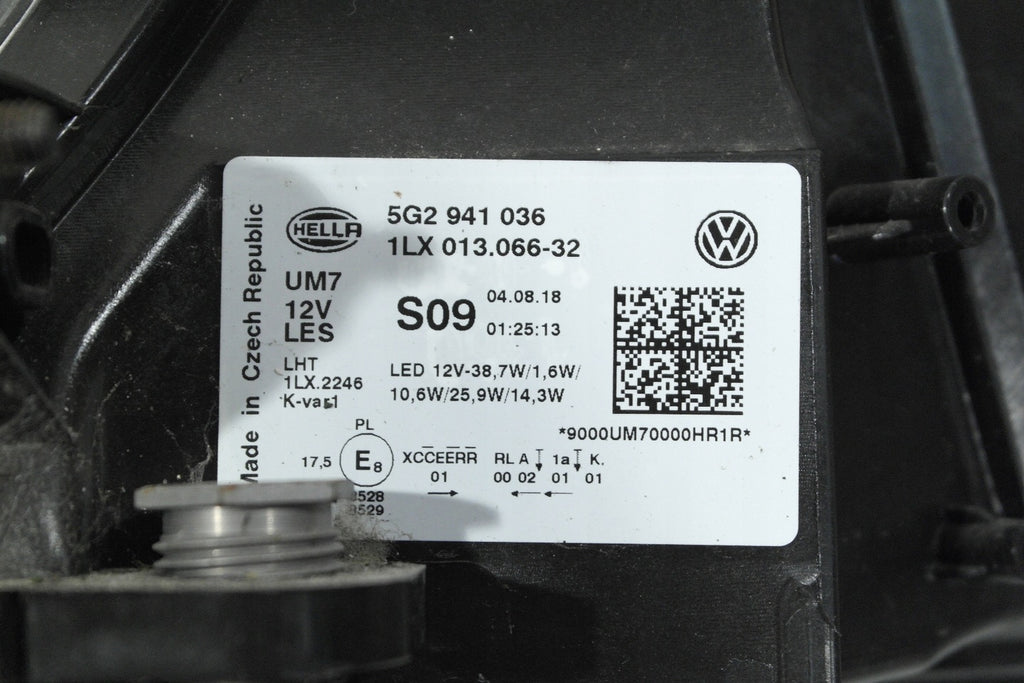 Frontscheinwerfer VW Golf VII 5G2941036 7P5941591AD Full LED Rechts Headlight SCH1310356871lm