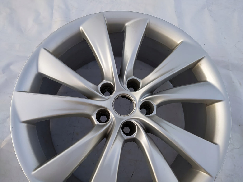 1x Alufelge 19 Zoll 8.5" 5x120 35ET Glanz Silber 1027241-00-A Tesla X Rim Wheel FEL5142746128nj