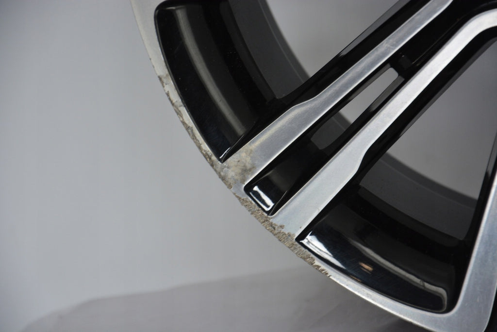 1x Alufelge 18 Zoll 8.0" 5x114.3 46ET Glanz Schwarz 52910-3Z810 Hyundai