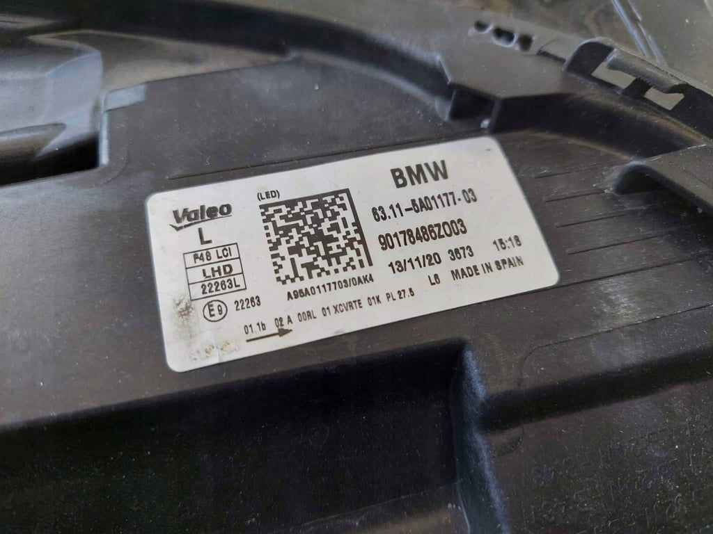 Frontscheinwerfer BMW X1 F48 5A01177-03 LED Links Scheinwerfer Headlight SCH6213400107tv