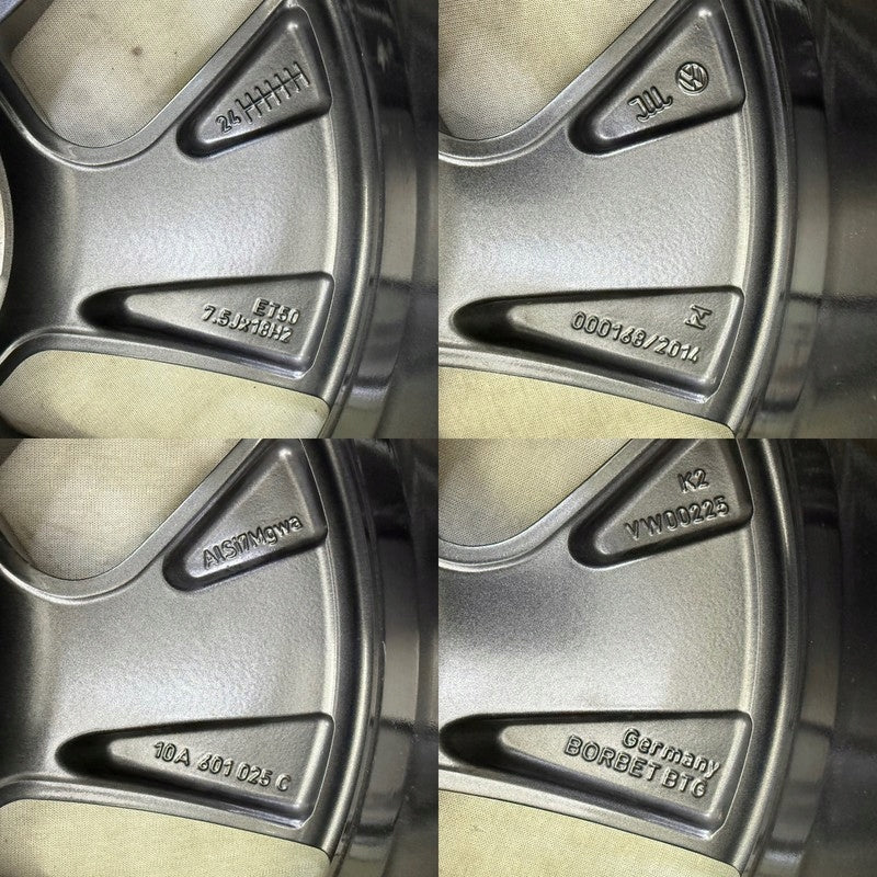 1x Alufelge 18 Zoll 7.5" 5x112 50ET Glanz Graphit 10A601025G Mg Rim Wheel FEL6144724870qn