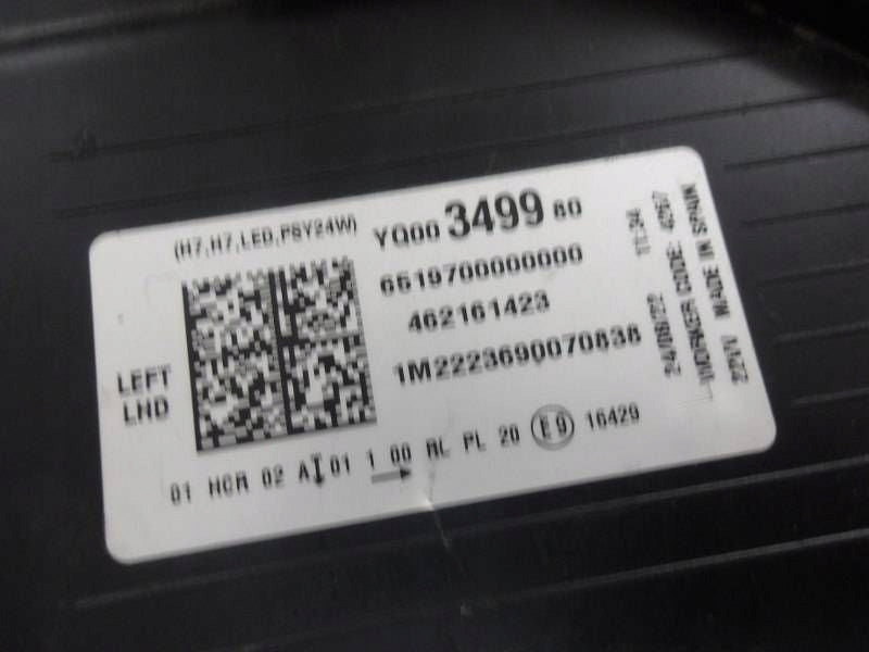 Frontscheinwerfer Opel Grandland X YQ00349980 LED Links Scheinwerfer Headlight SCH7631844066jz