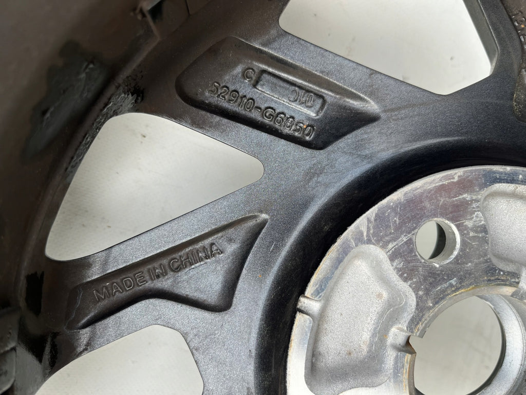 1x Alufelge 14 Zoll 5.5" 4x100 45ET Matt Silber 52910-G6850 Kia Picanto FEL9301578685ku